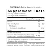 Gummies de créatine monohydrate de qualité supérieure (personnalisables OEM/ODM) – Gummies de créatine sous marque privée pour le soutien après l'entraînement