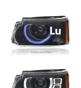 Conjunto de Faros LED Modificados con Lente de Proyector y Luces de Circulación Diurna para Land Rover Range Rover Sport L320 2010 <span class=keywords><strong>2013</strong></span> - Product Image 5