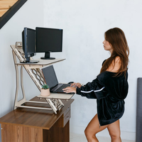 Nouveau design 2021, vente chaude, bureau pliable minimaliste et écologique en contreplaqué de 18 mm d'épaisseur, peinture poudrée, Wintop, pour la maison et le bureau, sans vis