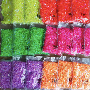 Cristales de Cristal Fluorescentes de Neón AB Yantuo Bling Bing SS20, Sin Fijación en Caliente, Parte Posterior Plana, 14 Piezas por Bolsa, Corte a Máquina - Product Image 1