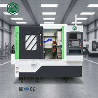 Torno CNC de Cama Inclinada de Alta Precisión CK46P-Y80 de 4 Ejes con Torreta Motorizada y Función de Torneado y Fresado en Eje Y