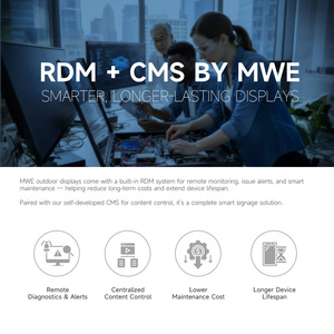 Pantalla Táctil de Señalización Digital para Exteriores MWE con Unión Óptica Completa, <span class=keywords><strong>LCD</strong></span> de 55 Pulgadas, 4K, 3000 Nits, Tótem para Estación de Autobuses, Tienda, Quiosco - Product Image 6