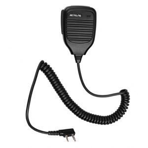 K1 walkie talkie de 2 pines, altavoz, micrófono con cable, micrófonos para Kenwood, Baofeng, <span class=keywords><strong>Retevis</strong></span>, Radio TYT, RT21, RT22, RT27, 1, 2 pines - Product Image 2