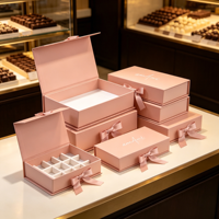Schokoladenpralinen Rosa Verpackung Geschenkbox Dessert-Versandbox Schokoladen-Weihnachtsgeschenkbox Kartonverpackung Anpassbar
