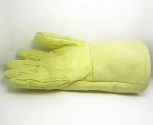 Para-aramid Felt 500 Degree Industrial Heat Resistant Gloves Metal Casting and Extrusion