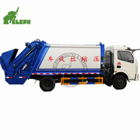 Camion balayeuse balayeuse de route de nettoyage de rue avec l'aspiration de poussière de rinçage de l'eau