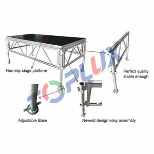 منصة مسرح من الألومنيوم منصة محمولة للمسرح