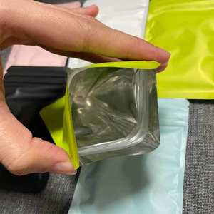 Transparent Color Poly CPP Opp Pe Pvc Clear Frosted Plastic Colour Clothing Custom Logo Packaging Plastic Zipper <b>Bag</b> - Product Image 4