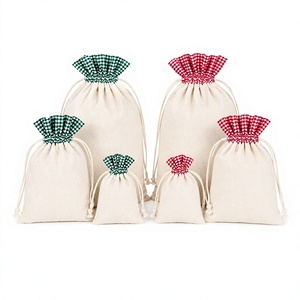 Bolsa de Muselina de Algodón Personalizada con Cordón |   Empaque de Regalo Reutilizable Ecológico para Joyería y Cosméticos |   Logotipo Personalizado - Product Image 1