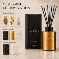 Diffuseur d'aromathérapie AIKUN de luxe personnalisé, plusieurs senteurs, style personnalisé, formule naturelle à base de plantes
