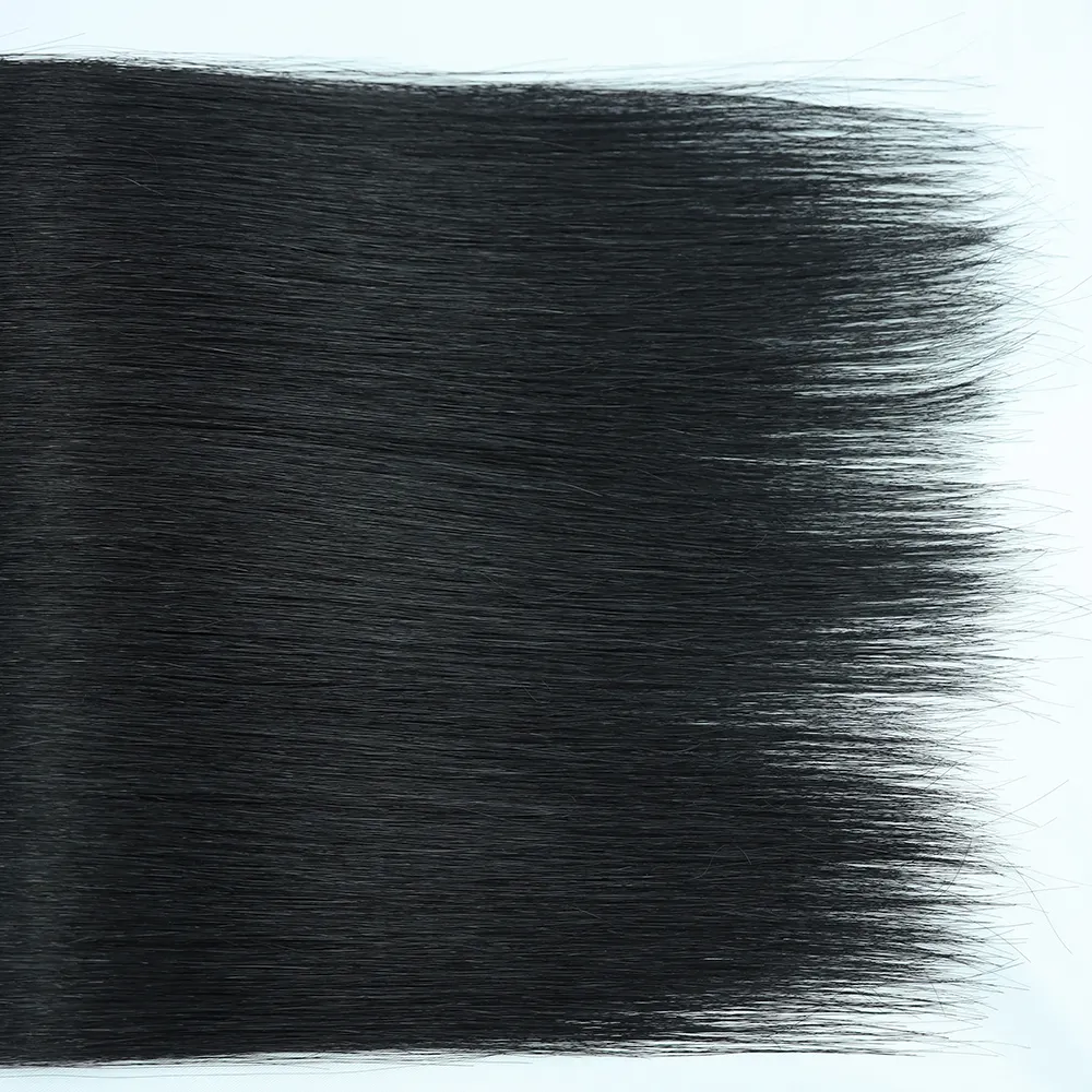 Прямые пряди волос для салона, натуральные накладные волосы, очень Длинные Синтетические прямые волосы Yaki, плетение до конца