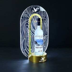 Custom LED Grey Goose Vodka Bottle Presenter, Luminous Wine Holder for Nightclub VIP <b>Service</b> - Product Image 5