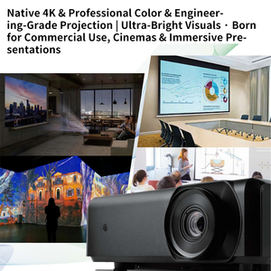 โปรเจคเตอร์เลเซอร์ ROLY RL-D6Q 4K ความสว่าง 6000 ลูเมนส์ DLP HDR HSG ปรับเทียบสี สำหรับธุรกิจ การศึกษา และงานแสดงสินค้า ROLY RL-D6Q 4K Laser Proj - Product Image 3