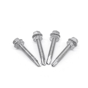 Bibo Yaente Factory Hex Drill Tail Screws | Hex Flange Self-drilling Tapping Screws with - Color Steel Roofing <b>Fasteners</b> Metric - Product Image 2