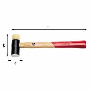 ค้อนอุซาก 377 บี หัวกลม ด้ามไม้ เกรด DIY - Product Image 1