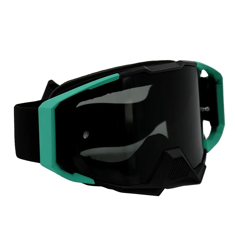 Kir bisiklet kaskı Off-Road kullanımı için TPU çerçeve ve polikarbonat lensler ile özel Motocross MX gözlük