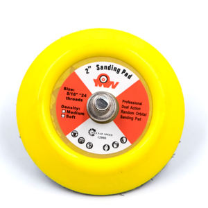 Tampon en caoutchouc pour papier abrasif <span class=keywords><strong>3</strong></span> pouces 75mm M10 <span class=keywords><strong>Hook</strong></span> <span class=keywords><strong>and</strong></span> <span class=keywords><strong>Loop</strong></span> - Product Image 3