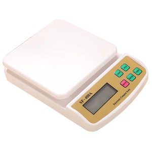 Balance alimentaire numérique en acier inoxydable Veidt, précise, 5 kg, affichage ovale, cuisine, 10 kg, balance électronique SF-400A, balance de cuisine - Product Image 4