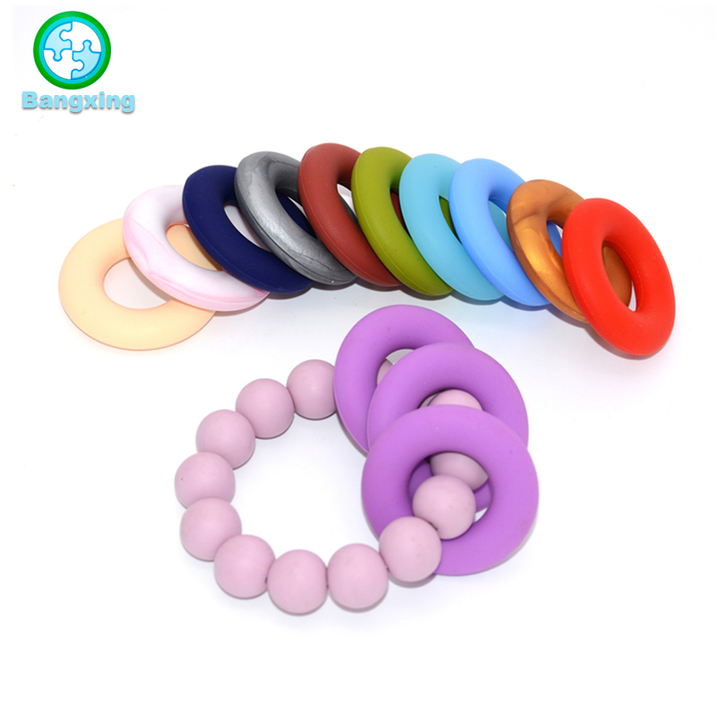 Offre Spéciale Bébé Produits De Dentition SANS BPA Antiadhésif anneau de réglage de dentition en silicone bague d'étanchéité