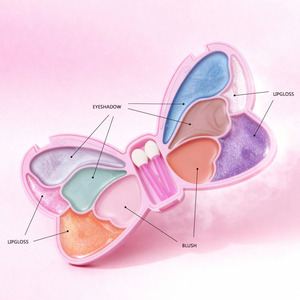 ZH3188 <span class=keywords><strong>ZHC</strong></span> Colourful Days Kit de Maquillaje Profesional para Niños, Orgánico, Vegano, Ecológico, Resistente al Agua, Set Facial Multicolor - Product Image 3
