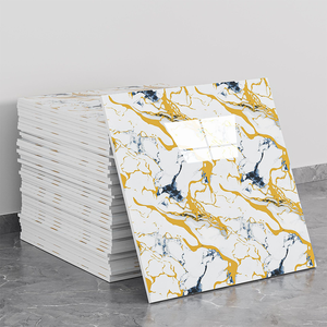 Modern Marble Peel Stick Backsplash Waterproof Washroom Wall Panels Vinyl for Kitchen <strong>Bathroom</strong> Living Room with 1 Year Warranty - Product Image 5