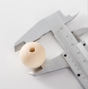 Perline a sfera, 100 pezzo di betulla/acero/loto in legno amichevole, in legno di alta qualità su misura/borsa decorazione personalizzata Logo europa - Product Image 5