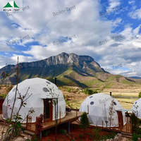 Maison dôme géodésique de luxe personnalisée Forerunner tente glamping pour adultes camping imperméable et coupe-vent