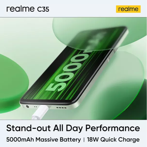 Realme <span class=keywords><strong>C35</strong></span> Smartphone Octa Core 6.58 "FHD 50MP AI Triple caméra 18W 5000mAh Téléphones mobiles Téléphones mobiles Realme <span class=keywords><strong>C35</strong></span> - Product Image 4