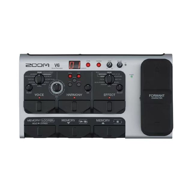 ZOOM V-6 Live Performance Harmony Noise Reduction Reverb Effector K Singing Human Voice Recording Musical Instrument Accessories