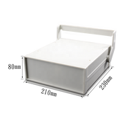 Boîtier pour instruments médicaux en ABS, boîte de sortie électronique de bureau, protection IP54, boîtier personnalisable pour carte de circuit imprimé
