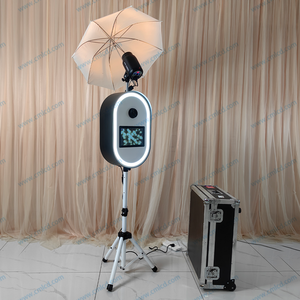 Fiesta Eventos Precio barato Pantalla de 10,1 pulgadas Photo Booth con impresora y cámara Incluye estuche de vuelo y anillo de luz RGB - Product Image 3