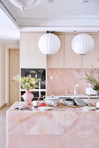 ピュアナチュラルピンクオニキスストーンスラブ価格ヴィラフローリングとカウンタートップ装飾石 - Product Image 3