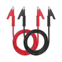 Câbles de connexion électriques de test avec fiche banane 4 mm vers pince crocodile, faisceau de câbles personnalisé pour expériences physiques