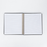 Cahier d'événement à spirale large ligné sans date avec logo personnalisé Journal A4 A5 grille à l'intérieur du cahier de papier