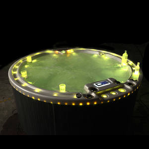 Bain à remous rond en acrylique de luxe Offre Spéciale Baignoires de spa extérieures <span class=keywords><strong>Piscine</strong></span> Baignoire de massage à remous <span class=keywords><strong>Piscine</strong></span> de spa de nage relax - Product Image 1