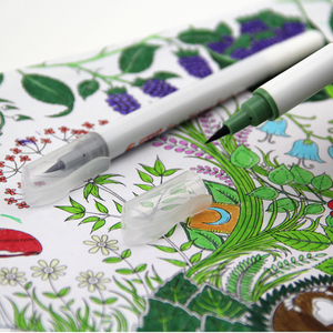 JOY to GIFTS – Marqueur <span class=keywords><strong>aquarelle</strong></span> rechargeable à pointe pinceau, 20 couleurs, effaçable à sec et à l'eau, personnalisable - Product Image 1