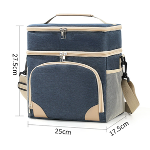 <span class=keywords><strong>Grande</strong></span> sacoche isotherme pour hommes/femmes, boîte à lunch pour le travail au bureau, l'école, les pique-niques, grand sac isotherme, sac à lunch - Product Image 5