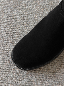Bottes mi-<span class=keywords><strong>mollet</strong></span> vintage en daim de vache pour femme, collection automne-hiver 2026, avec boucle de ceinture tendance, bout rond, talons mi-hauts de 4,5 <span class=keywords><strong>cm</strong></span>, style western, tailles <span class=keywords><strong>42</strong></span> - Product Image 6
