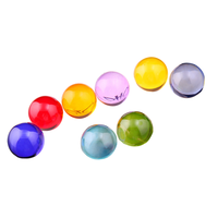 Billes de verre solides colorées transparentes de 8 mm, 10 mm, 12 mm, 14 mm, 16 mm, 20 mm, 25 mm, ornements de design en cristal