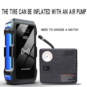 12V pin xe nhảy khởi động với máy nén khí bơm xe di động pin sạc nhảy khởi động công suất cao xe nhảy khởi động - Product Image 4