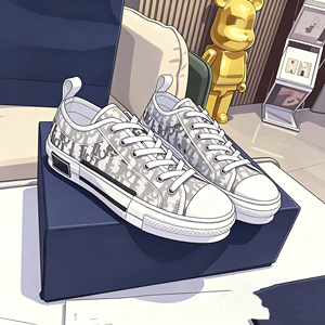 Sneakers di Lusso D Home per Uomo <span class=keywords><strong>e</strong></span> Donna, Design Classico con Stampa di Lettere, <span class=keywords><strong>Scarpe</strong></span> in Tela con Tomaia Alta - Product Image 3