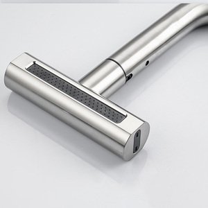 OEM/ODM in acciaio inox lavello rubinetto spazzolato flessibile Pull Down miscelatore <span class=keywords><strong>cucina</strong></span> <span class=keywords><strong>rubinetti</strong></span> con spruzzatore estraibile - Product Image 2