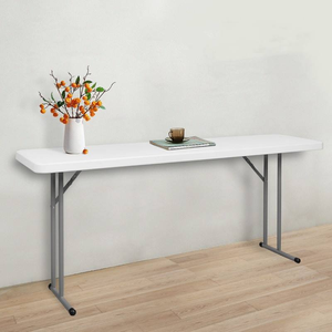 P-08 Wholesale 180cm Large Capacity Outdoor <strong>Dining</strong> Park Plastic <strong>Folding</strong> <strong>Table</strong> and <strong>Chairs</strong> - Product Image 4