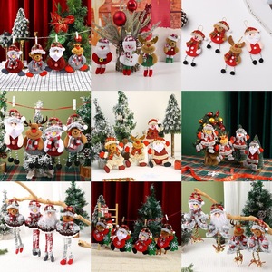 Nuevos Adornos Colgantes para Árbol <span class=keywords><strong>de</strong></span> Navidad, Muñecos <span class=keywords><strong>de</strong></span> Tela <span class=keywords><strong>de</strong></span> Santa Claus y <span class=keywords><strong>Muñeco</strong></span> <span class=keywords><strong>de</strong></span> <span class=keywords><strong>Nieve</strong></span>, Múltiples Diseños, Decoración Navideña para el Hogar y Fiestas - Product Image 4