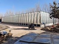 Réservoir d'eau modulaire en acier galvanisé, durable 1 an, économique pour l'alimentation en eau des usines industrielles, hôtels, écoles, hôpitaux