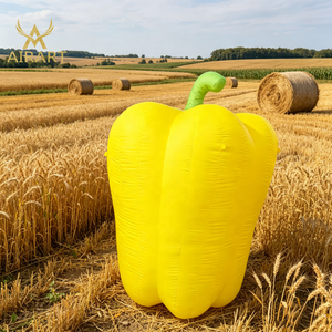 Poivron géant gonflable pour la décoration des places publiques lors des festivals agricoles - Product Image 1