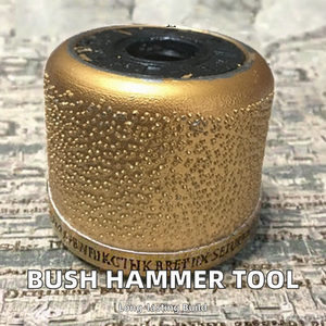 ダイヤモンド石研削工具OEMカスタマイズ可能真空ろう付けブッシュハンマーローラー研磨ブロック大理石花崗岩表面用 - Product Image 2