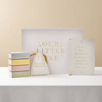 Boîte à cartes postales de rangement d'emballage en papier pliable à fermeture magnétique rose élégante pour ensemble de boîte de cadeaux de bébé nouveau-né cosmétique vêtements