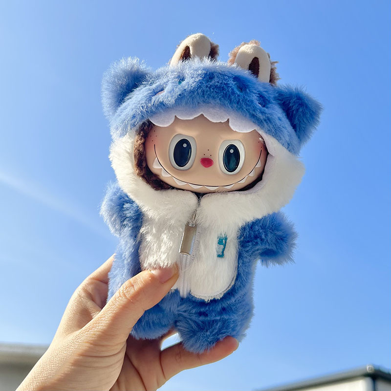 専用LABUBU TIME TO CHILL + Macaron Coconut Labubu Exciting Macaron Plush Doll - Sea Salt Coconut