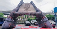 Arche Gonflable Géante avec Impression Numérique pour Festival de Musique, Concert, Événement Extérieur, Entrée, Logo Personnalisé, Publicité, Étanche